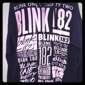 Blink 182 zip up hoodie